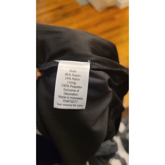 Nine West Black/White Dress XS - Picture 4 of 4